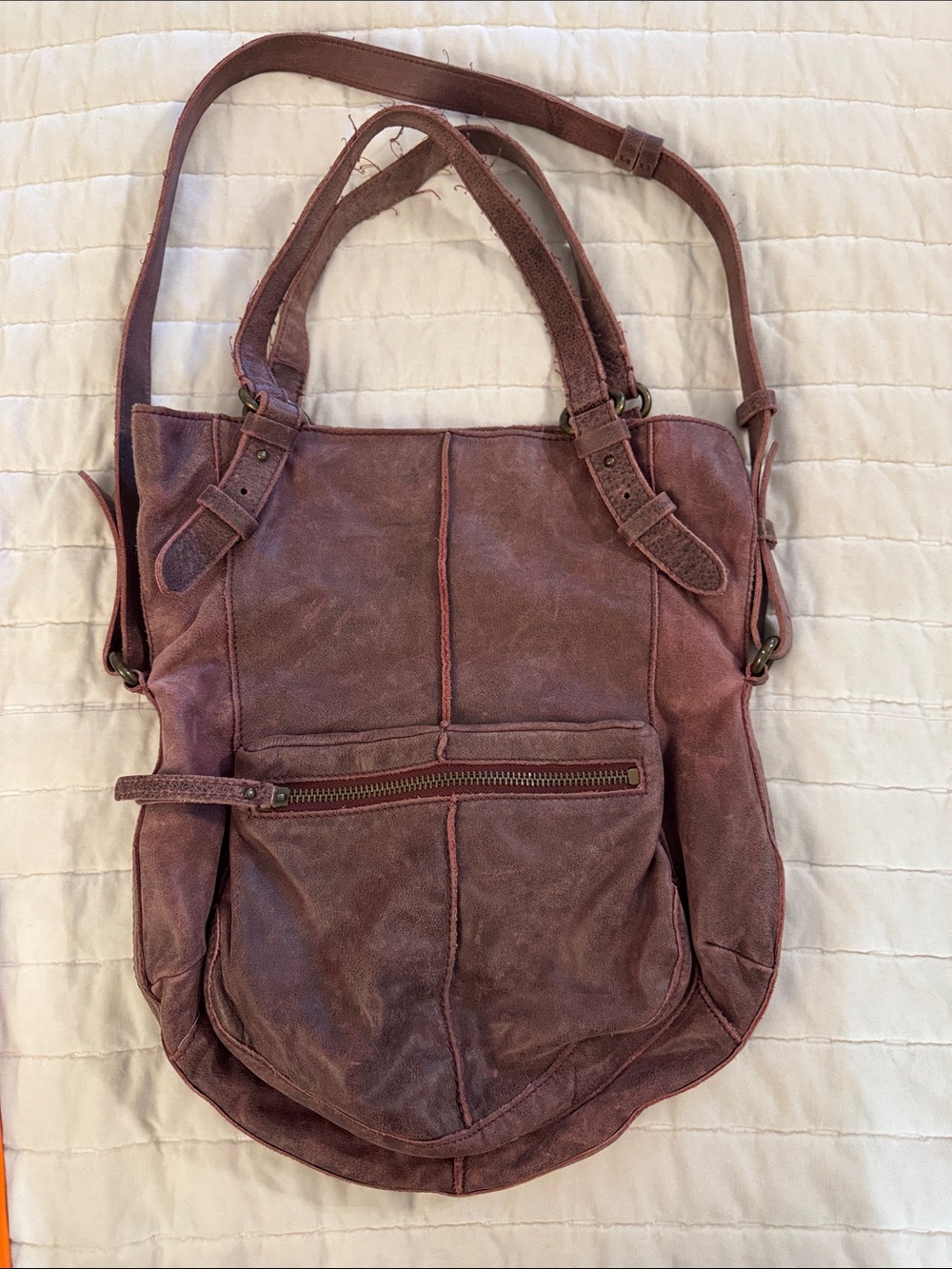 Marc by Marc Jacobs Mauve Leather Shoulder Bag